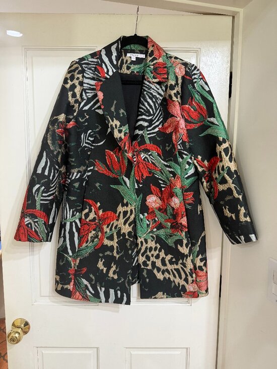 Chico's Jackets & Blazers - New with Tags Chico's Multi - Color Coat/Jacket sz 1
